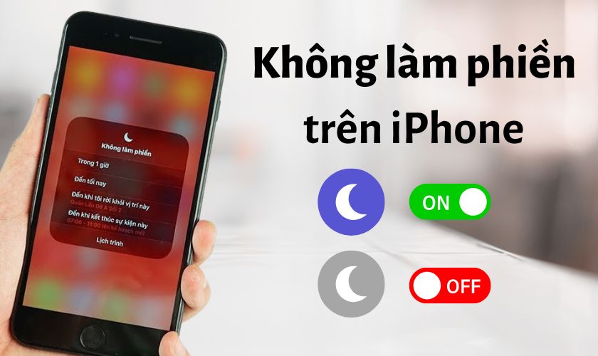 chế độ không làm phiền trên iphone