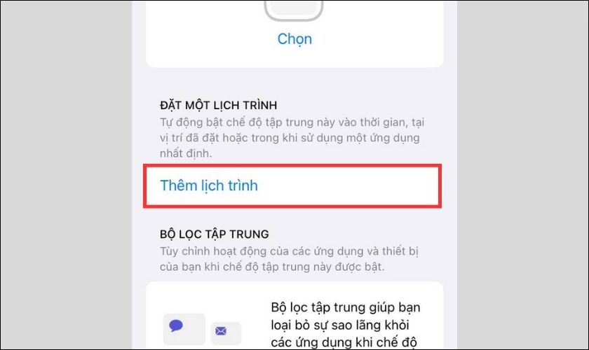 cách thêm lịch trình cho chế độ không làm phiền trên iphone