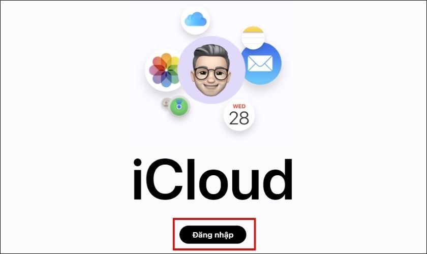 đăng nhập icloud ảnh trên máy tính 