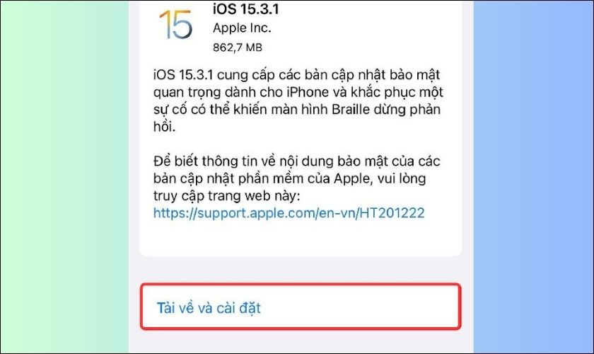 cập nhật ios mới để sửa lỗi điện thoại iphone loạn cảm ứng màn hình 