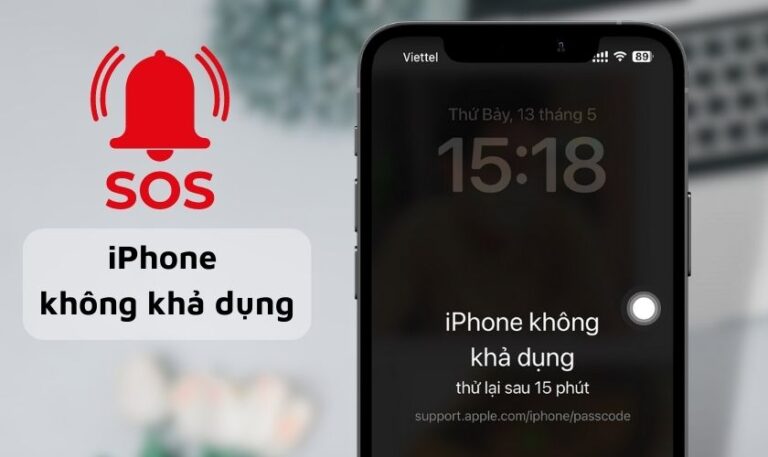 iphone không khả dụng là lỗi gì