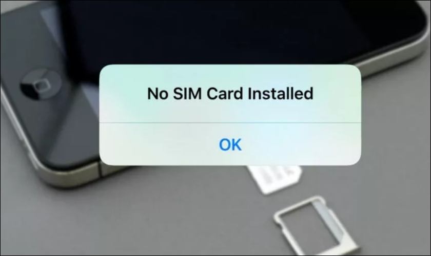 lỗi iphone không nhận sim 