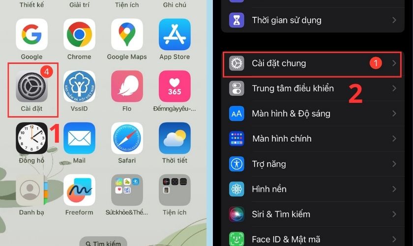 khôi phục cài đặt gốc cho iphone