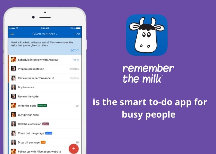 app remember the milk