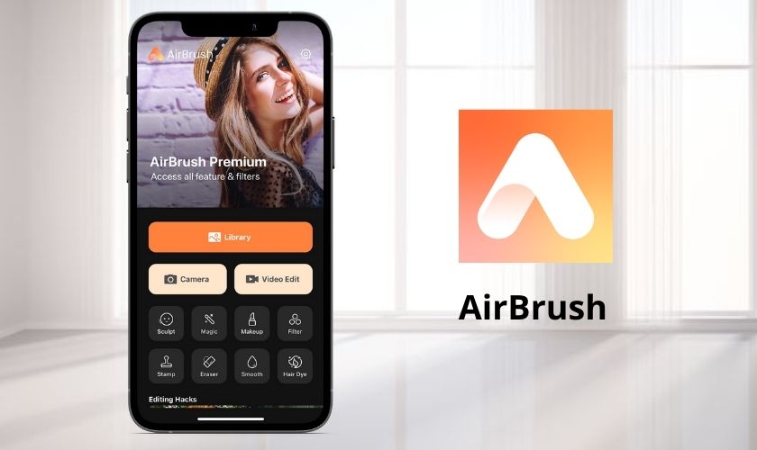 app chỉnh ảnh đẹp airbrush