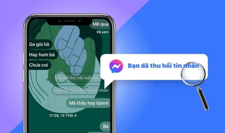 cách xem tin nhắn đã thu hồi trên messenger trên iphone