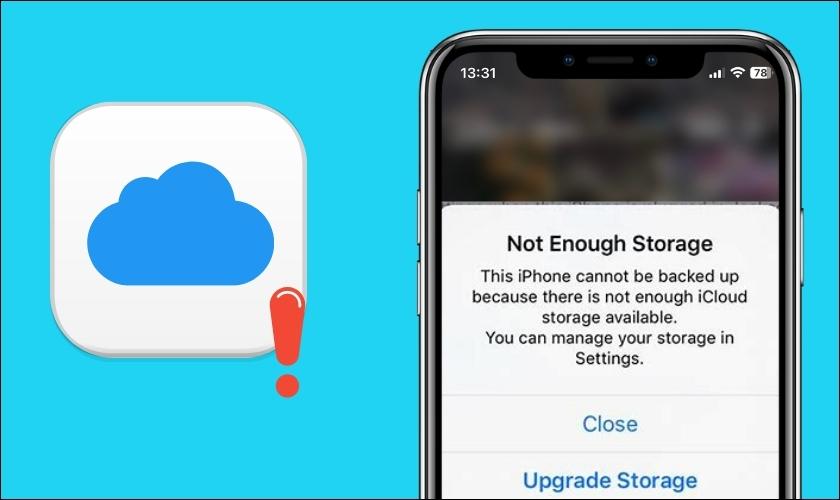 icloud bị đầy 