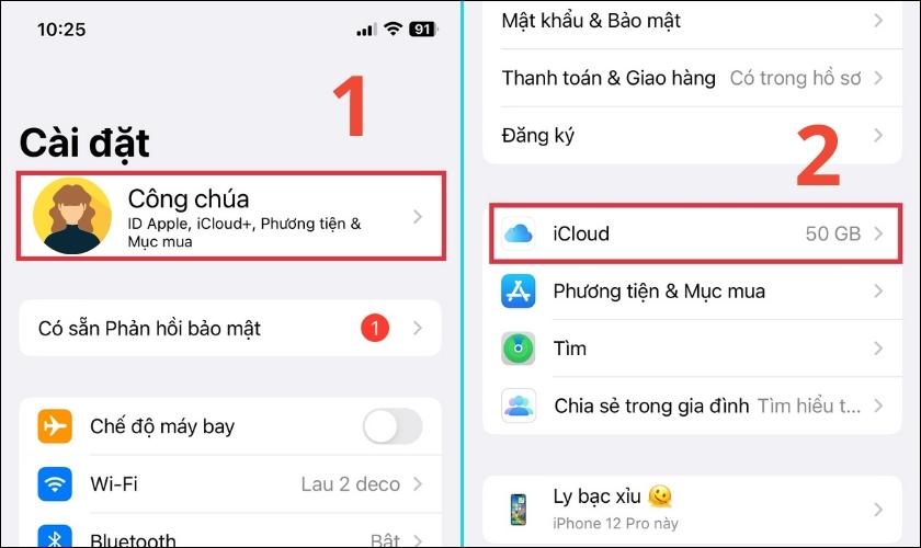 xóa ảnh trong cài đặt iphone 