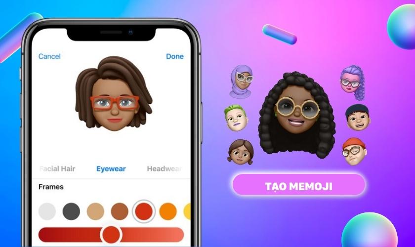 cách tạo memoji trên iphone