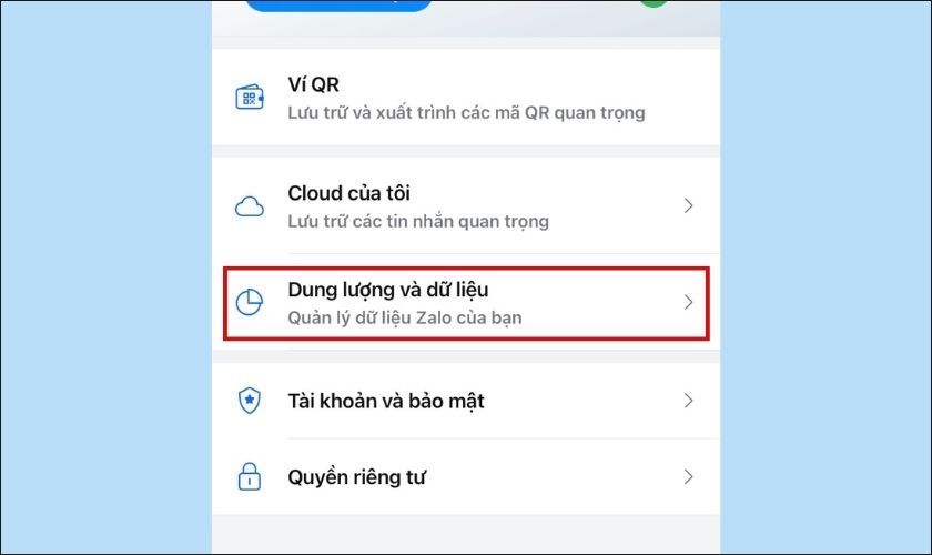 Cách thực hiện xóa dữ liệu zalo trên iphone