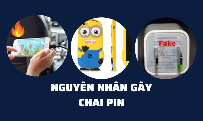 những nguyên nhân chính khiến chai pin trên iphone