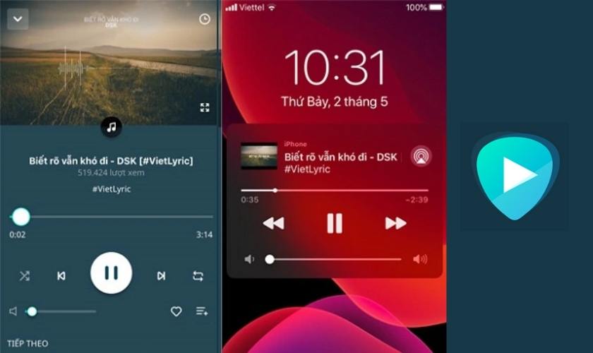 giao diện của youlisten - app xem youtube không quảng cáo trên iphone