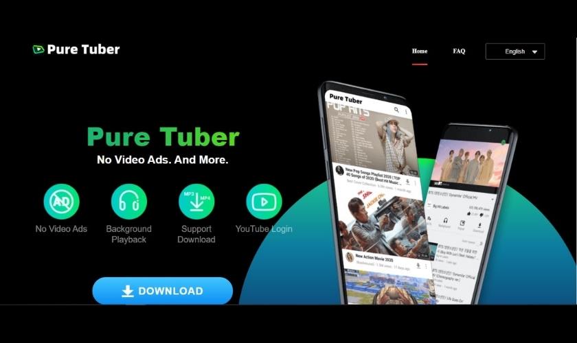 ứng dụng xem youtube chặn quảng cáo trên ios pure tuber