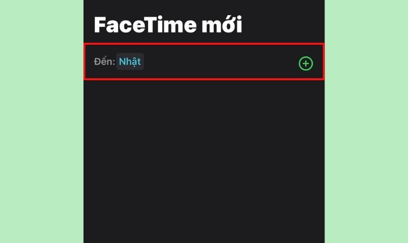 Cách thao tác thực hiện cách gọi bằng ứng dụng Facetime