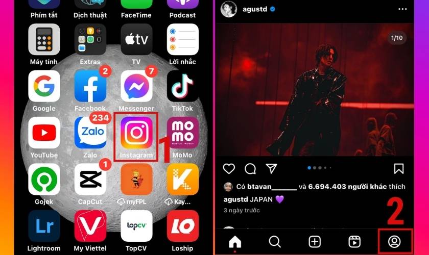 Cách khóa tài khoản Instagram tạm thời trên iPhone 