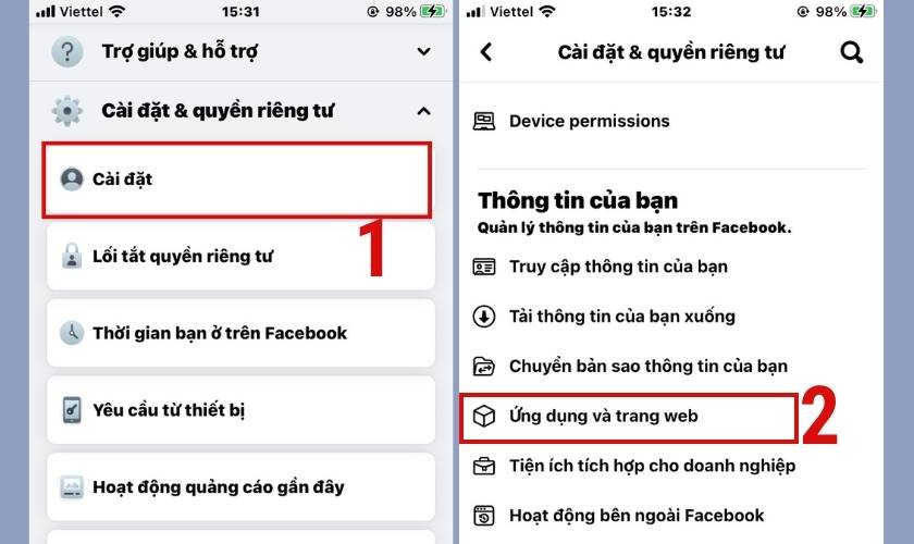 Các bước hủy liên kết giữa Monokai Toolkit và Facebook 