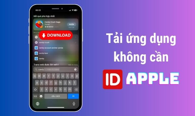 cách tải ứng dụng trên iphone không cần id apple