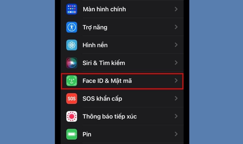 Tắt tính năng yêu cầu chú ý cho face id trên iphone 