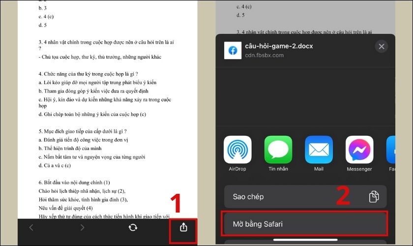 file pdf, docs, xlxs nằm ở đâu trên iphone sau khi tải về 