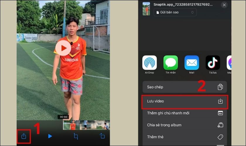 cách xem lại file video đã tải 