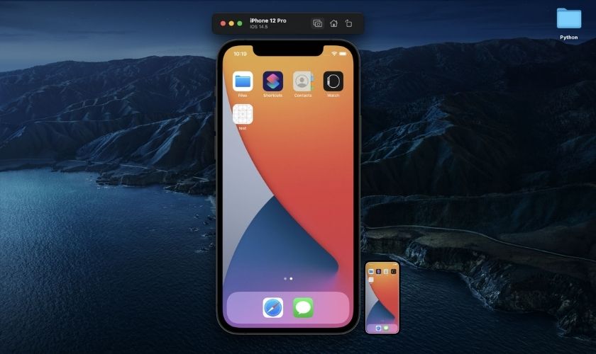 phần mềm iphone simulator