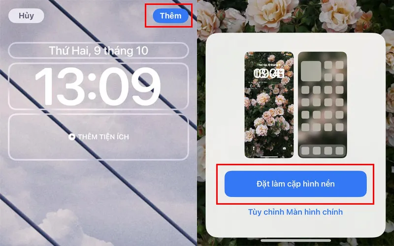 Đổi hình nền trên iPhone Xs