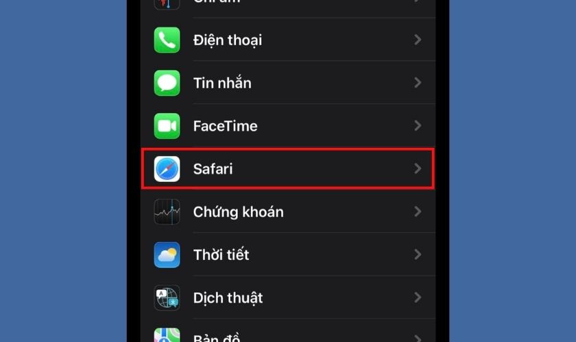 Tăng tốc iPhone bằng cách xóa dữ liệu Safari 