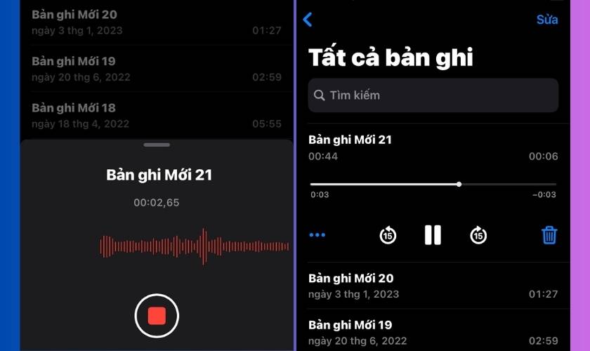 cách kiểm tra mic iphone bằng cách ghi âm 