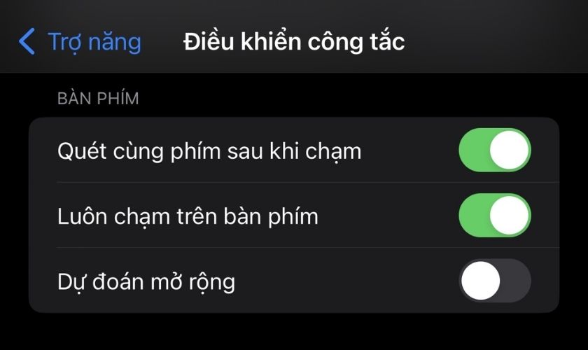 cài đặt tự động click trên ios