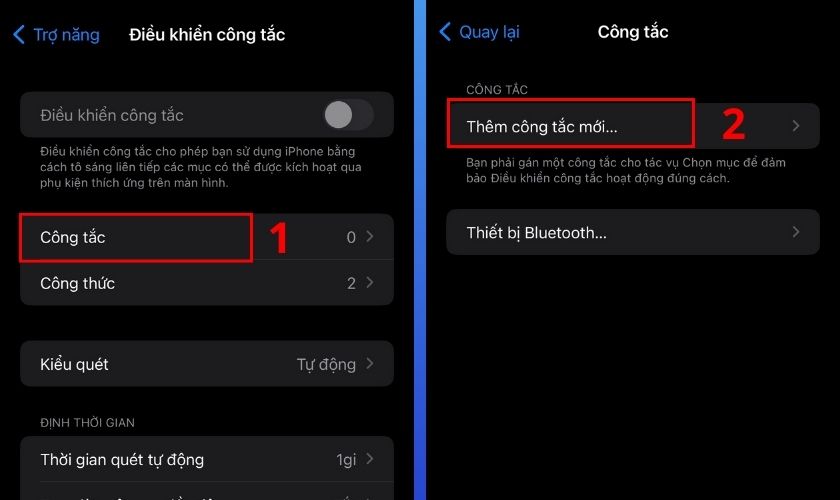 cách bật auto click