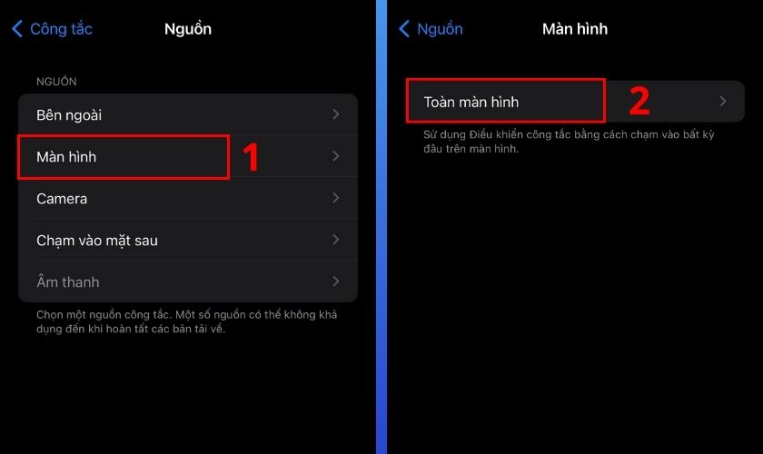 kích hoạt app auto click trên iphone