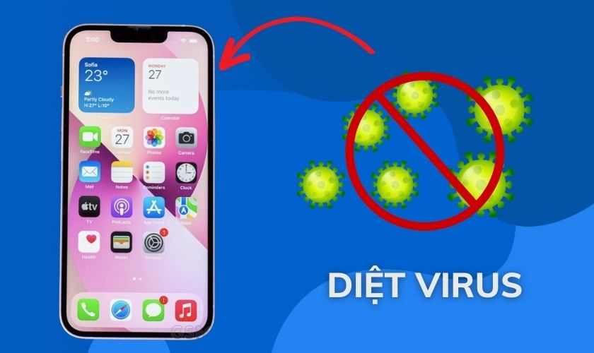 Cách diệt virus trên iPhone