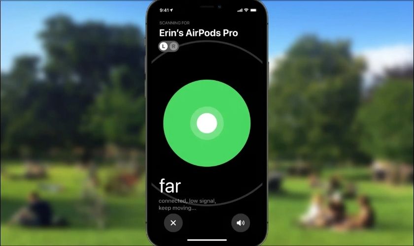 AirTag định vị bằng Find My Network