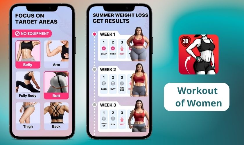 App tập gym Workout of Women