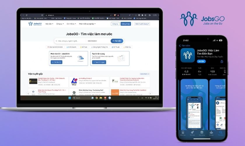 App tìm việc làm cho sinh viên chất lượng JobsGO