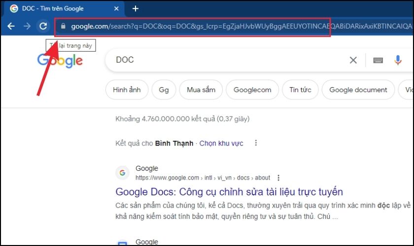 Kiểm tra đường link của web có biểu tượng khóa hay không