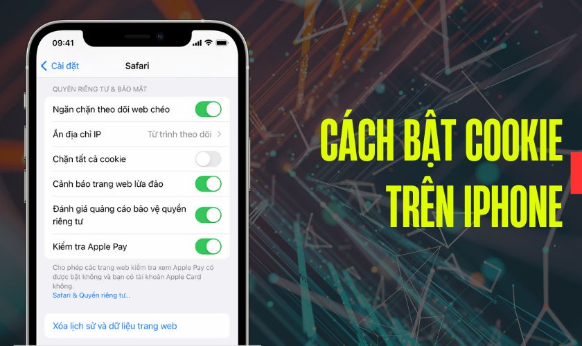 Cách bật cookie trên iPhone đơn giản trong vài phút