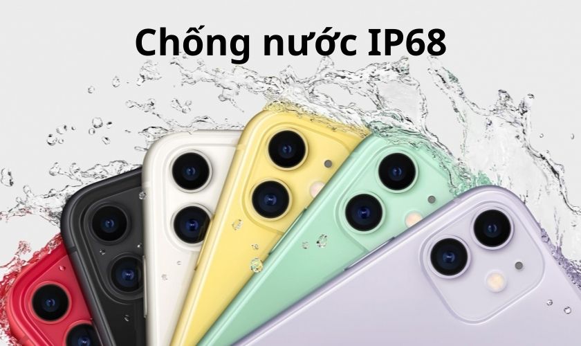 Chống nước và chống bụi chuẩn iP68