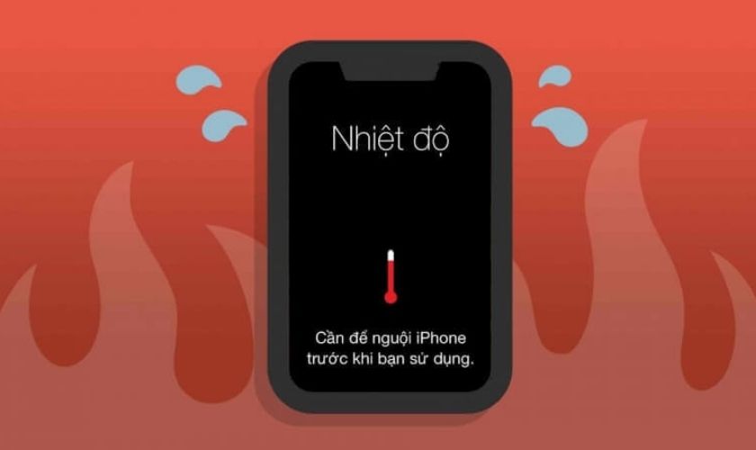 Giảm nhiệt điện thoại iPhone để sửa lỗi