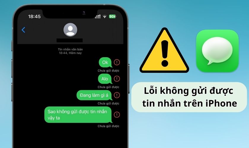 Lỗi không gửi được tin nhắn trên iPhone và cách xử lý