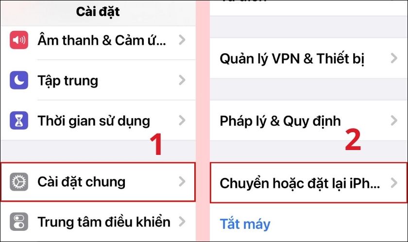 Đặt lại cài đặt mạng cho iPhone