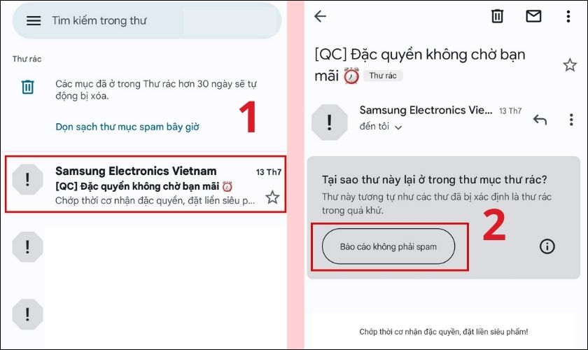 Hướng dẫn kiểm tra hộp thư rác trên iPhone