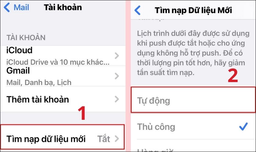 Sữa lỗi không nhận được thư đến trong Gmail trên iPhone