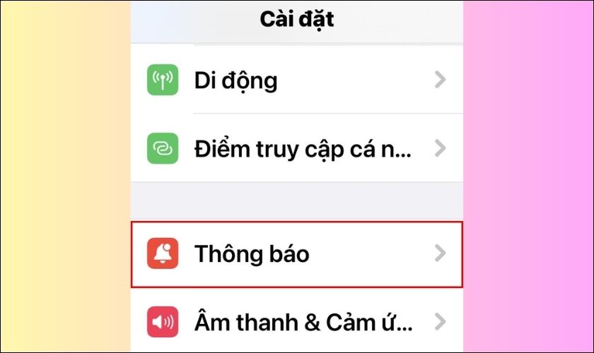 Kiểm tra cài đặt thông báo khi bị lỗi không nhận được thư đến trong Gmail trên iPhone