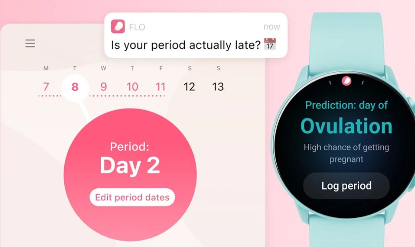 Theo dõi kinh nguyệt trên iPhone bằng Flo Ovulation & Period Tracker