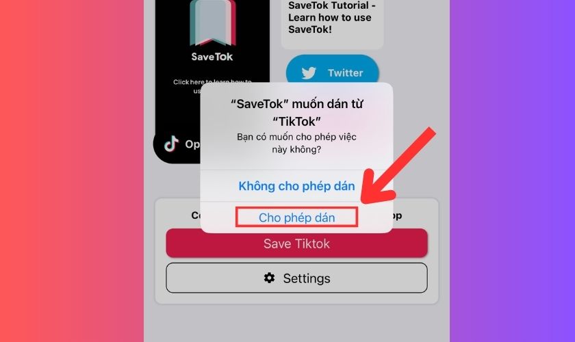 Xóa logo Tiktok trên iPhone với SaveTok