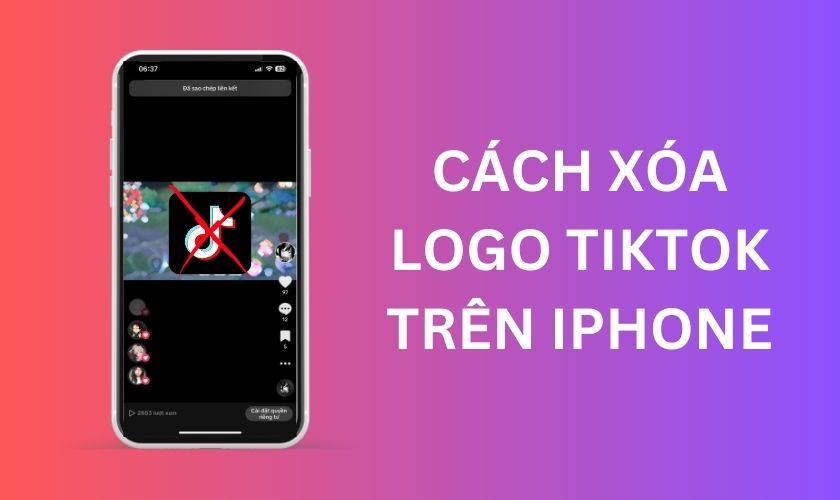 Cách xóa logo TikTok trên iPhone siêu dễ