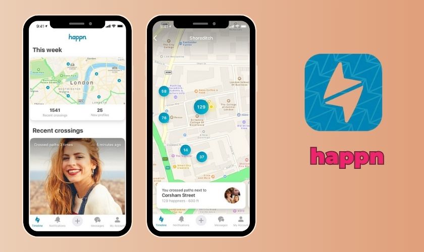 happn - Dating app trên điện thoại