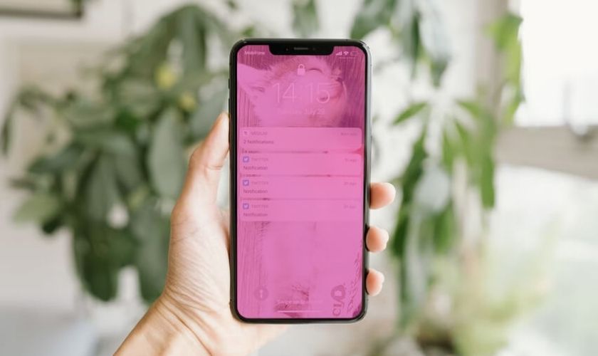 Màn hình iPhone bị lỗi màu do đâu?