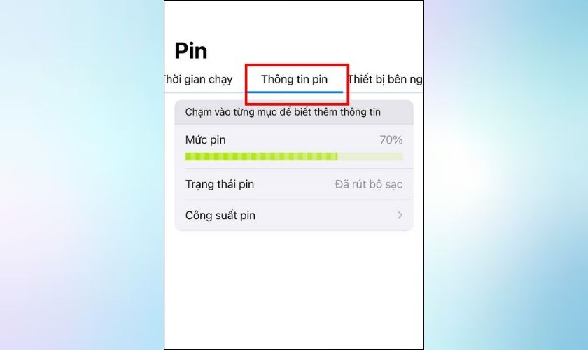 Cách kiểm tra độ chai pin trên điện thoại iPhone